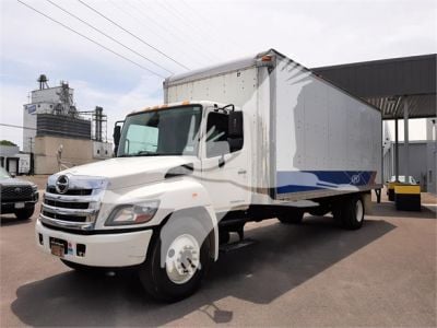 USED 2011 HINO 268 BOX VAN TRUCK #1100-1