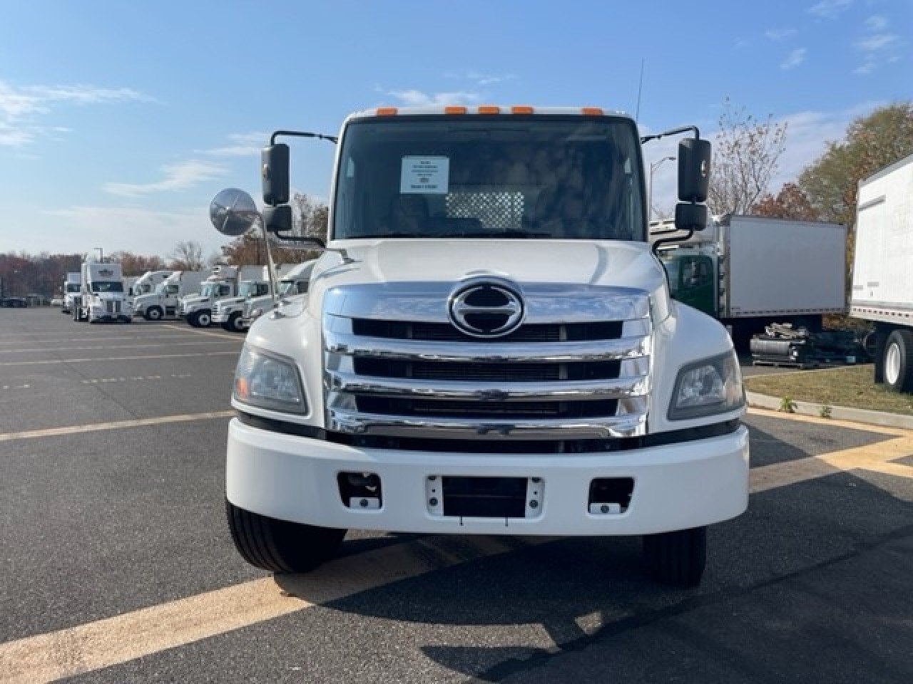 2017 HINO 338 STAKE BODY TRUCK FOR SALE #4601