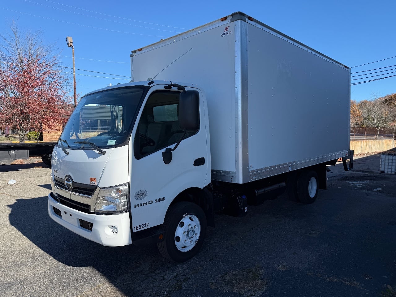 2018 Hino 155 Box Van Truck #2256