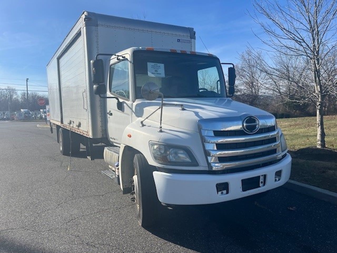 2016 Hino 338 DERATE Box Van Truck #2383