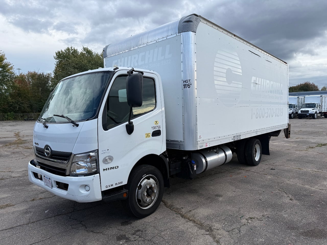 2019 Hino 195 Box Van Truck #2510