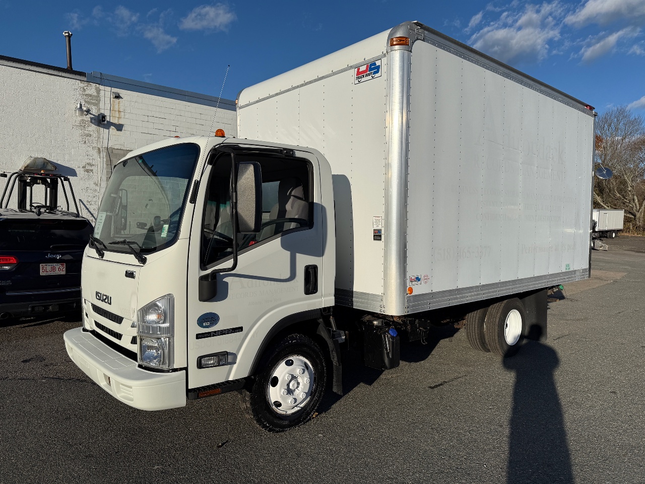 2017 Isuzu NPR Box Van Truck #1996