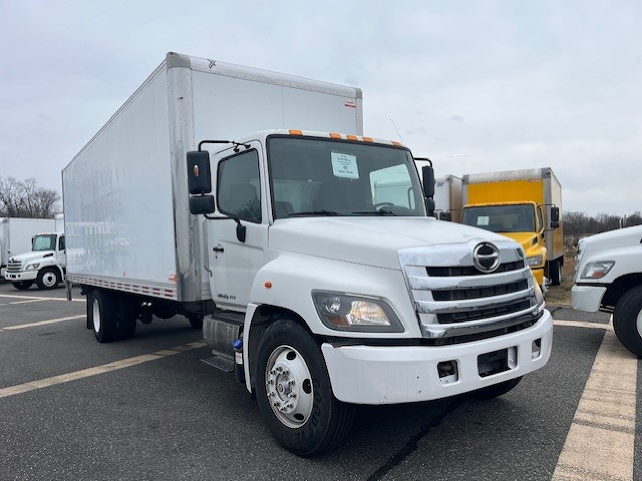 2019 Hino 268A Box Van Truck #1969