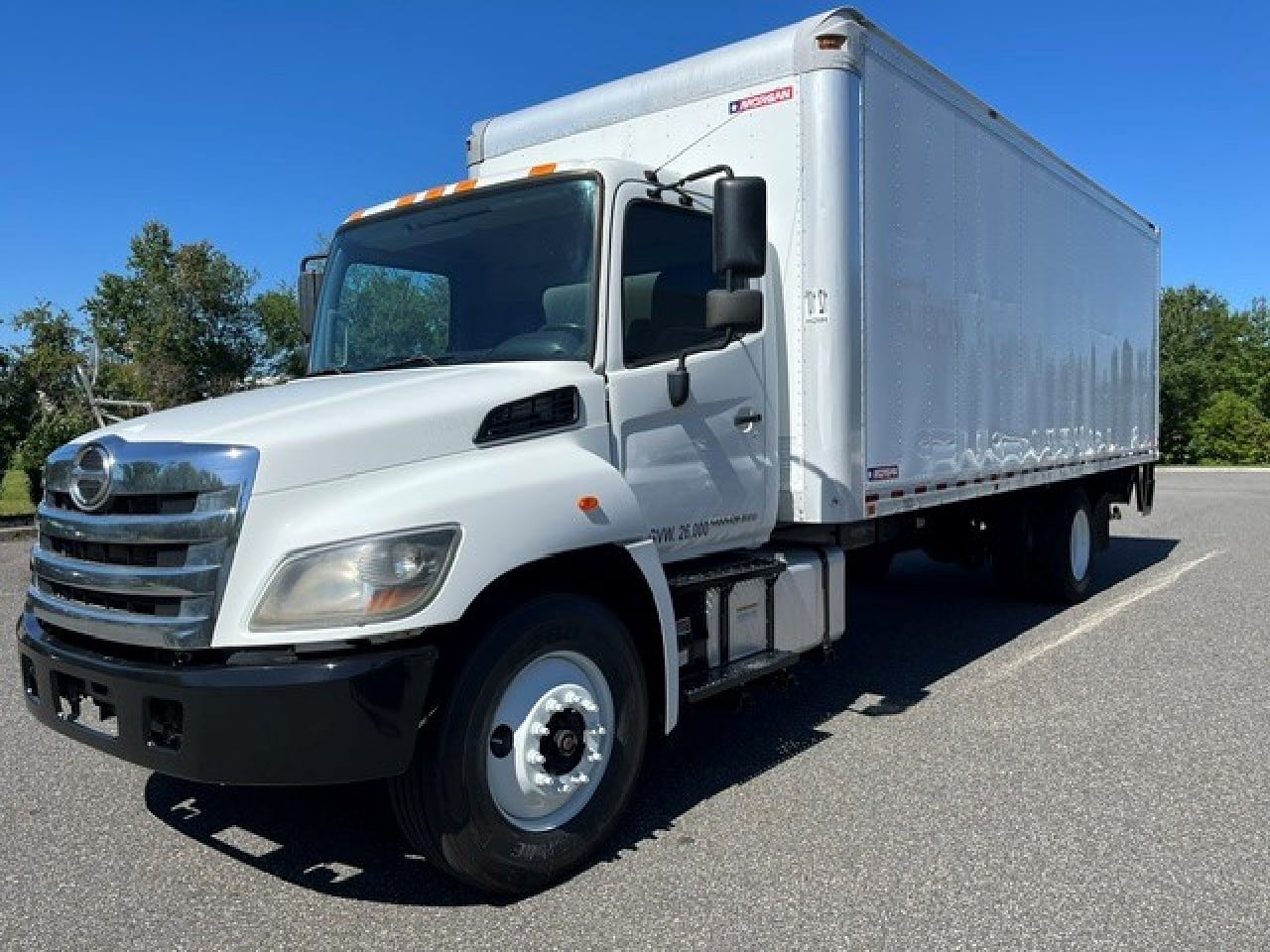 2017 Hino 268A Box Van Truck #3965