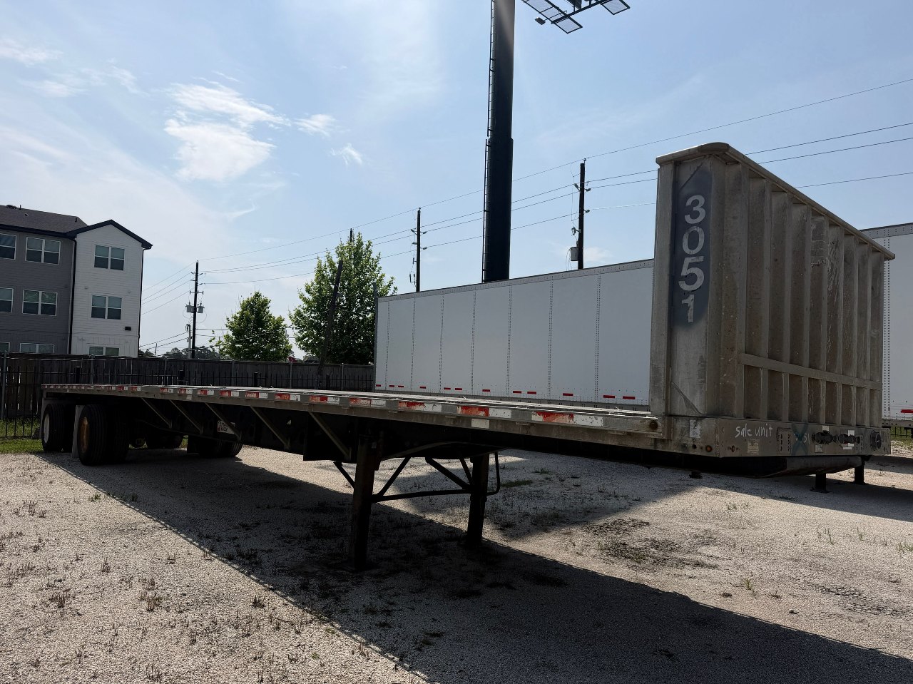 2008 TRANSCRAFT Eagle 48X102 Flatbed Trailer #3277
