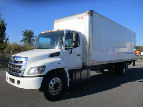 USED 2019 HINO 268A BOX VAN TRUCK #$vid