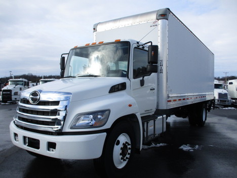 USED 2017 HINO 268A BOX VAN TRUCK #$vid