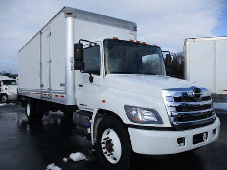 USED 2017 HINO 268A BOX VAN TRUCK #$vid