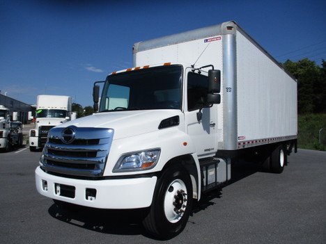 USED 2018 HINO 268A BOX VAN TRUCK #$vid