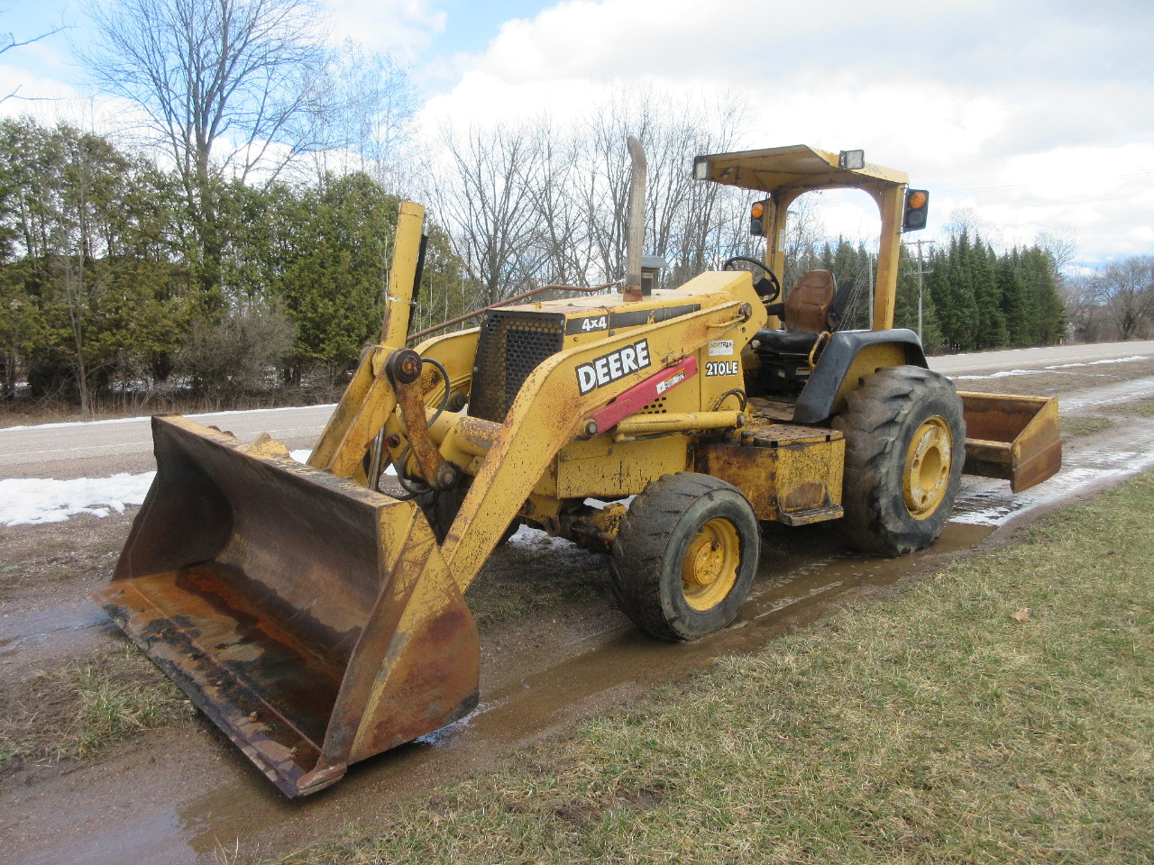 2000 JOHN DEERE 210LE SKIP LOADER FOR SALE #3690