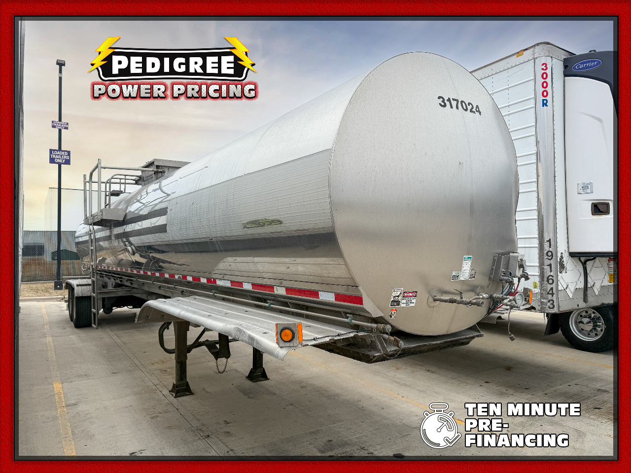 2011 WALKER FOOD GRADE TANKER Food Grade Tanker Trailer #1121