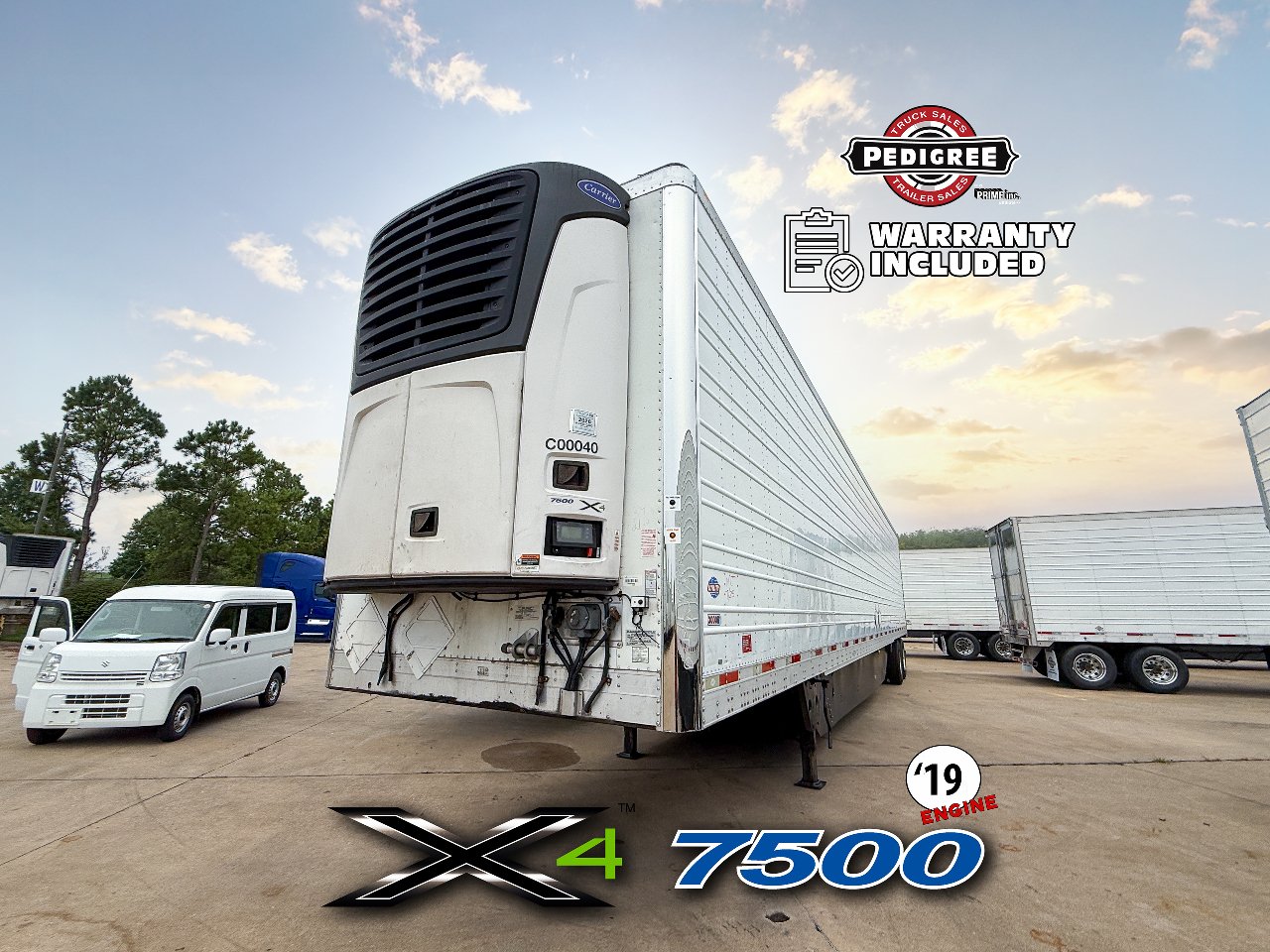 2020 Utility X4 7500: 2019 ENGINE Reefer Trailer #2060