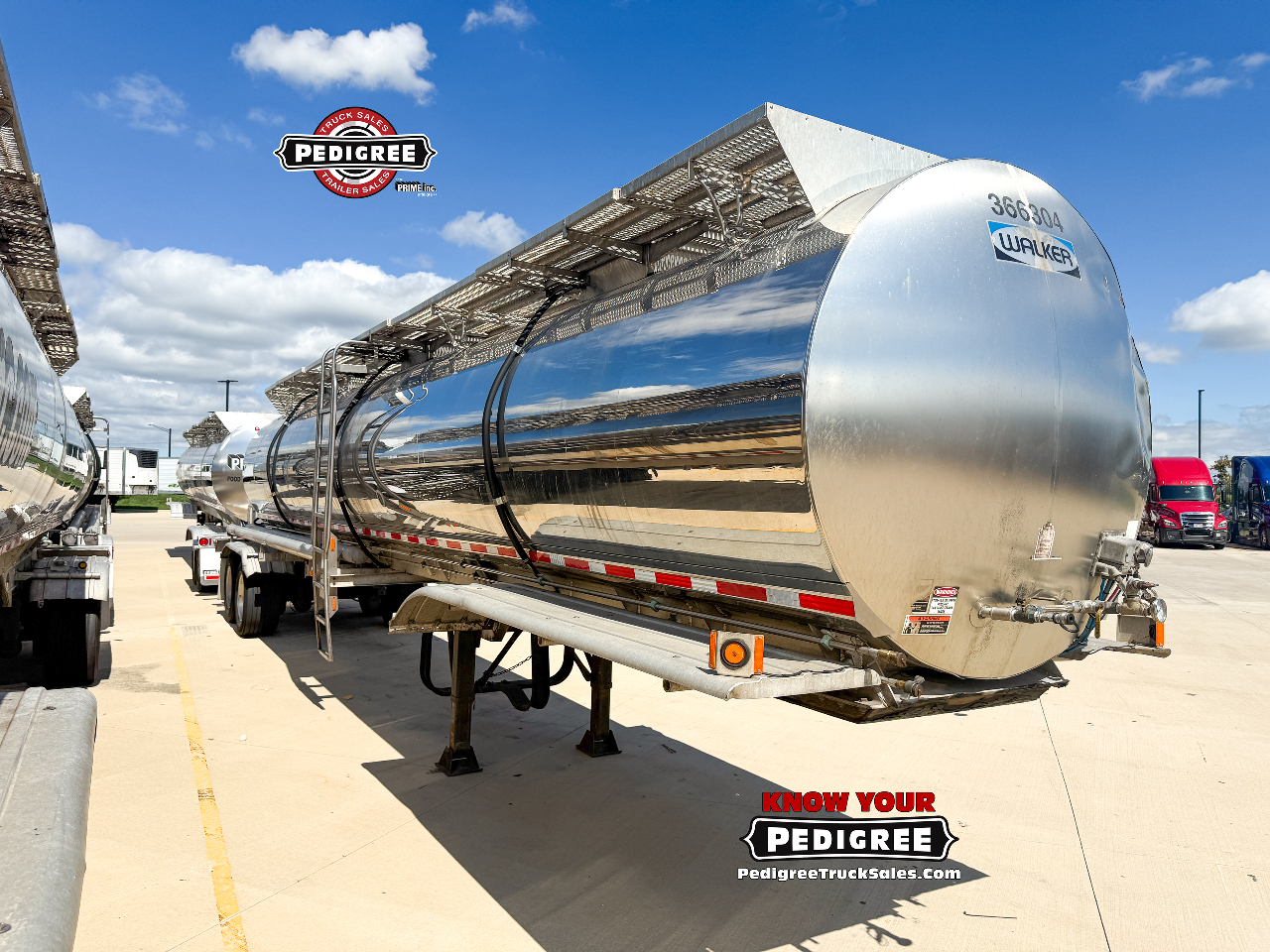 2016 WALKER FOOD GRADE TANKER Food Grade Tanker Trailer #2097
