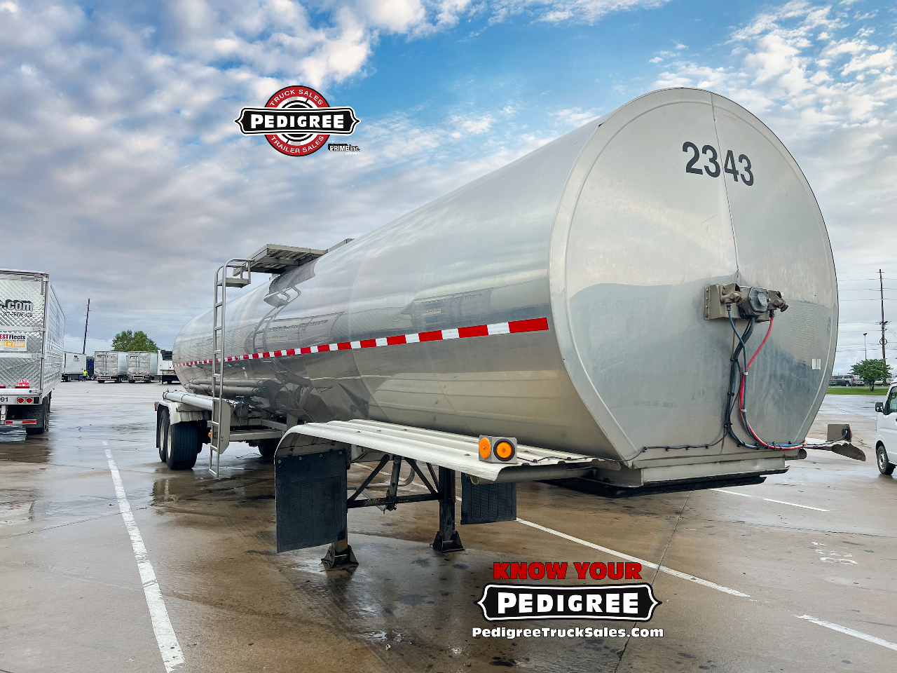 2000 BRENNER FOOD GRADE TANKER Food Grade Tanker Trailer #2093