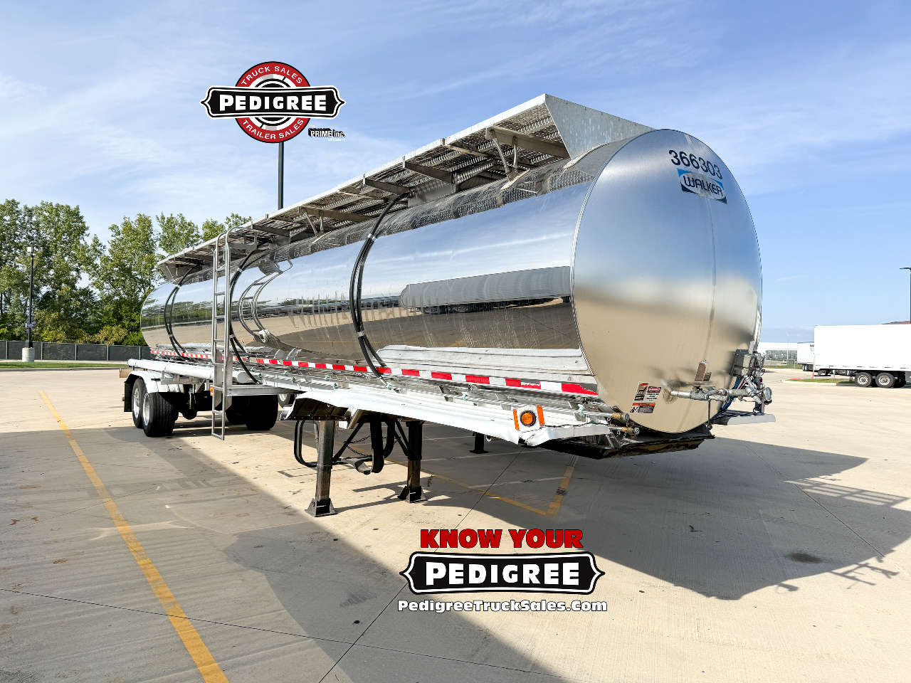 2016 WALKER FOOD GRADE TANKER Food Grade Tanker Trailer #2068