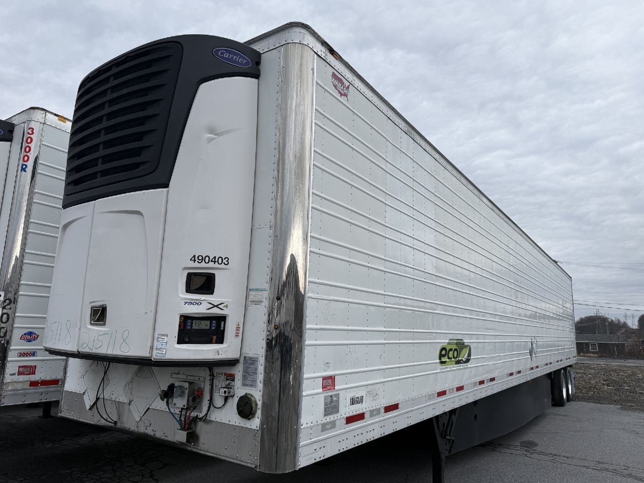 2021 Wabash X4 7500: 2018 ENGINE Reefer Trailer #2186