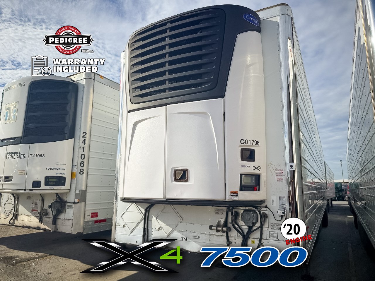 2020 Utility X4 7500: 2020 ENGINE Reefer Trailer #2288