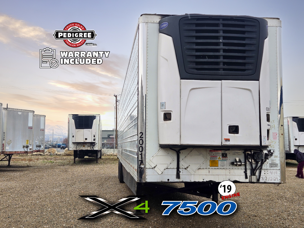 2020 Utility X4 7500: 2019 ENGINE Reefer Trailer #2679