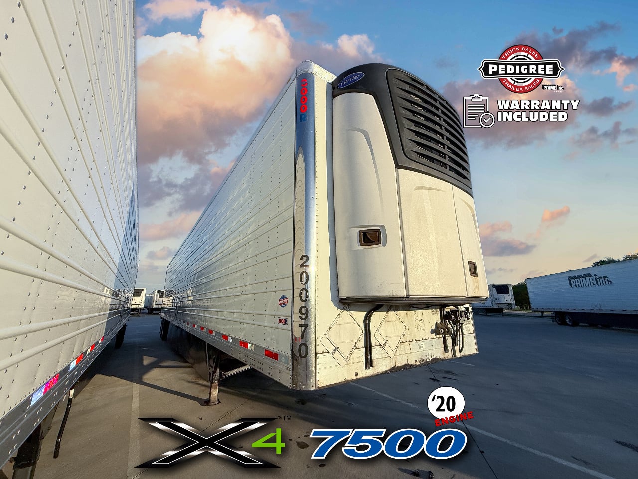 2020 Utility X4 7500: 2020 ENGINE Reefer Trailer #2277