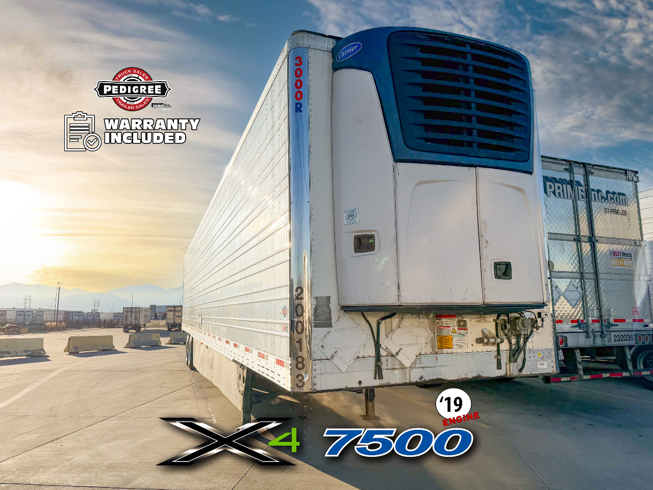 2020 Utility X4 7500: 2019 ENGINE Reefer Trailer #2678