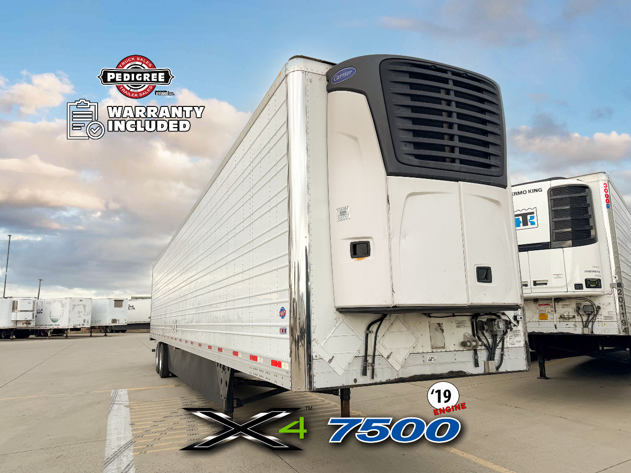 2020 Utility X4 7500: 2019 ENGINE Reefer Trailer #2677