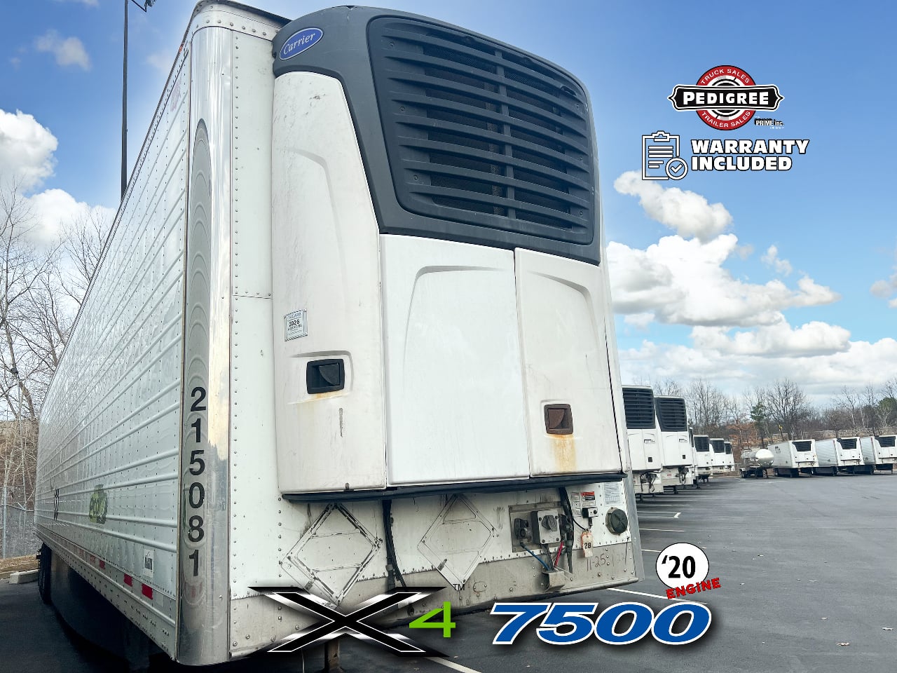 2021 Wabash X4 7500: 2020 ENGINE Reefer Trailer #3103
