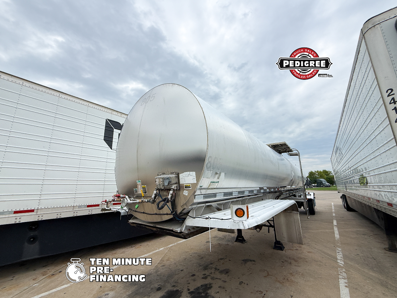 2004 WALKER FOOD GRADE TANKER Food Grade Tanker Trailer #3786
