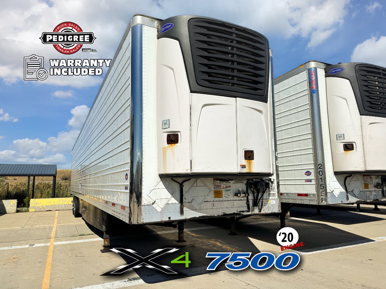 2020 Utility X4 7500: 2020 ENGINE Reefer Trailer #3880