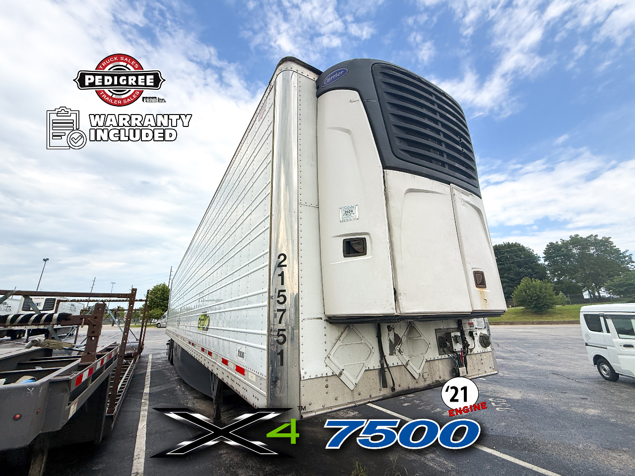 2021 Wabash X4 7500: 2021 ENGINE Reefer Trailer #3783