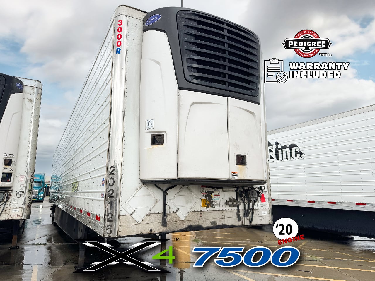 2020 Utility X4 7500: 2020 ENGINE Reefer Trailer #3832