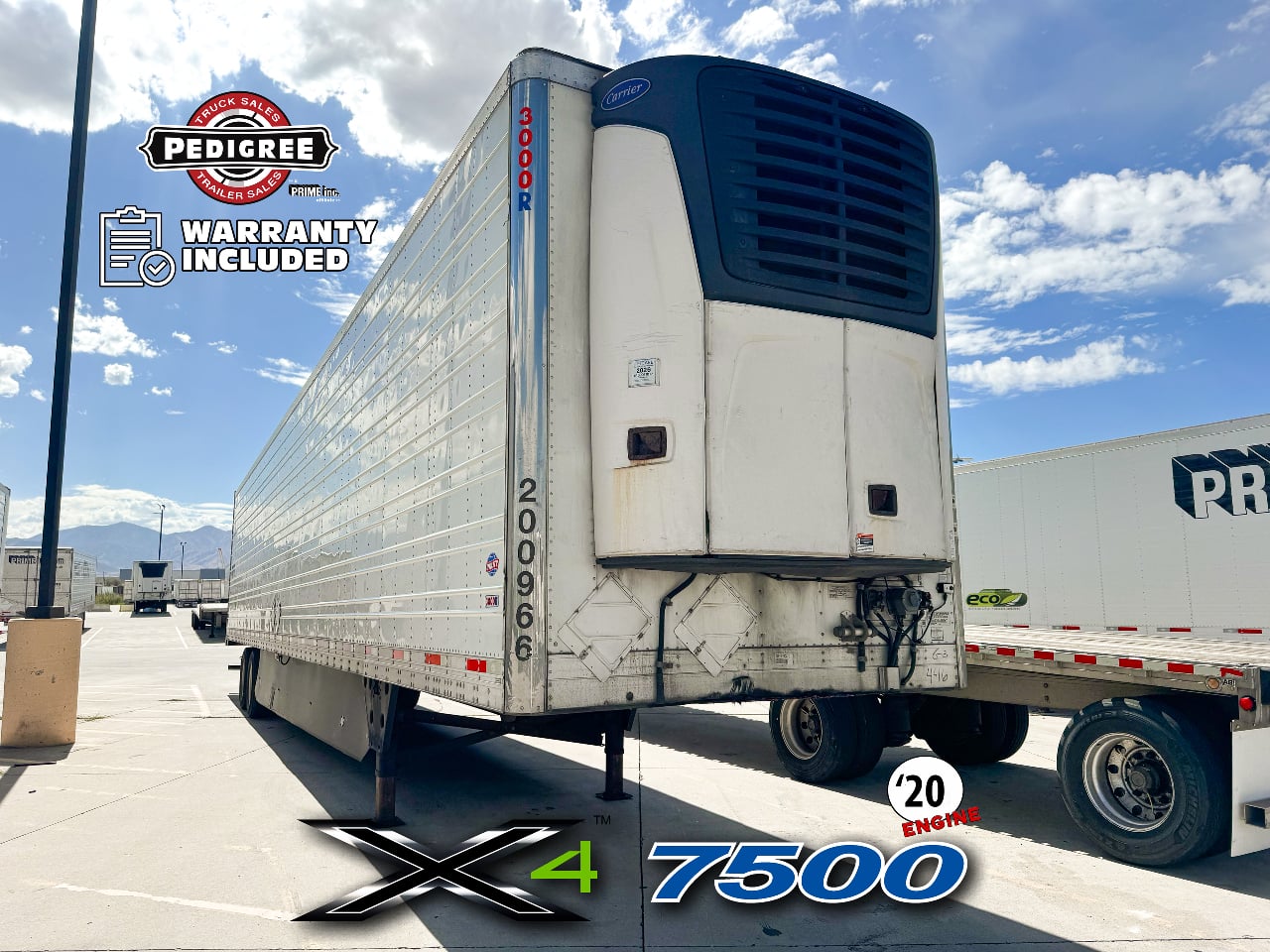 2020 Utility X4 7500: 2020 ENGINE Reefer Trailer #3897