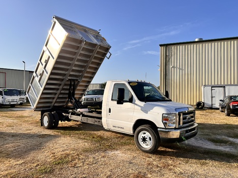 2011 FORD E450' 14' Aluminum Landscape Dump Truck #2648