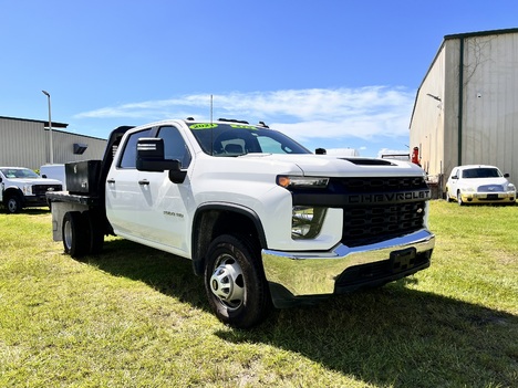 2021 CHEVROLET 3500HD 9' GOOSENECK Flatbed Truck #2652