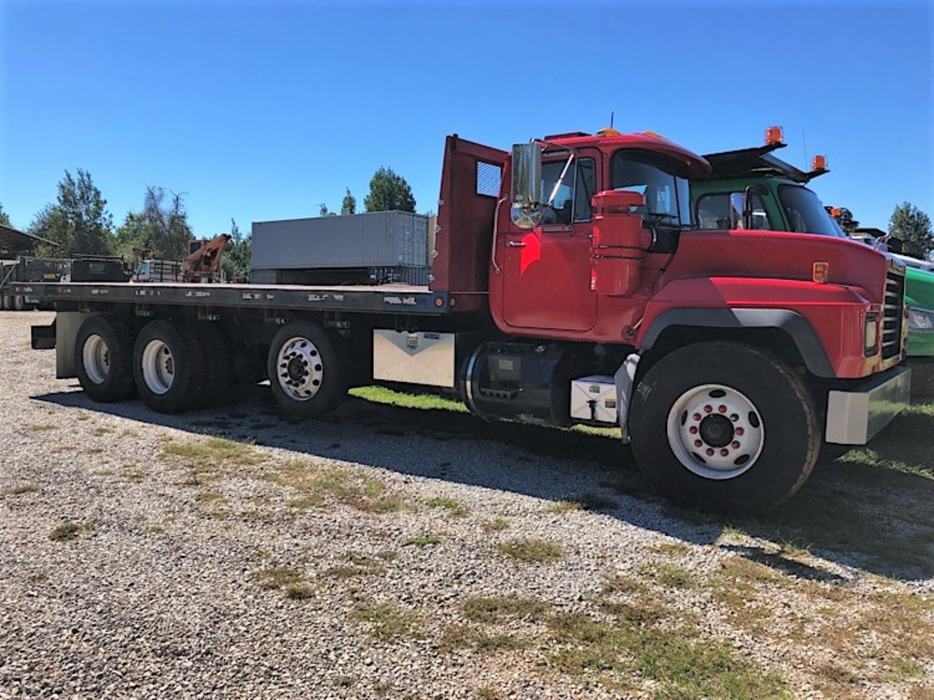 USED 2003 MACK RD688ST FLATBED TRUCK FOR SALE IN AL #3334