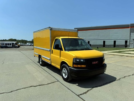 USED 2021 GMC G3500 SAVANA BOX VAN TRUCK #3356-1