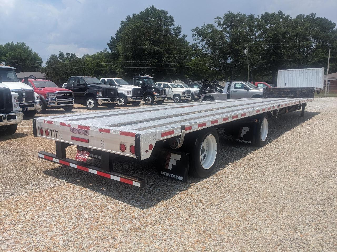 USED 2017 FONTAINE 53 FT DROPDECK FLATBED TRAILER #3427