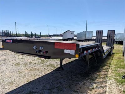 NEW 2025 PITTS 35 TON LOWBOY TRAILER #3573-1