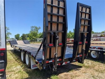 NEW 2025 PITTS 35 TON LOWBOY TRAILER #3573-4