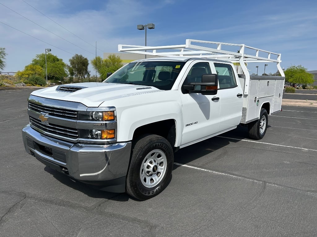 USED 2018 CHEVROLET SILVERADO 3500HD SRW SERVICE UTILITY TRUCK FOR